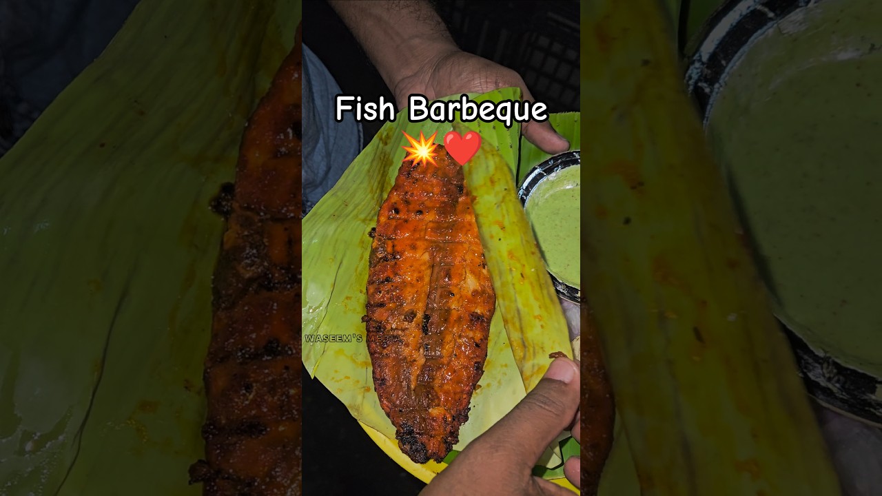 💥 Vaazhai ilai la Fish Barbeque va❗️