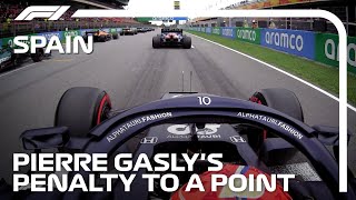 From A Penalty To A Point Pierre Gaslys Eventful 2021 Spanish Grand Prix
