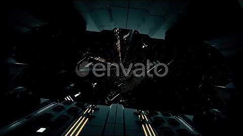 Dark Lights Space Tunnel | Motion Graphics - Videohive template