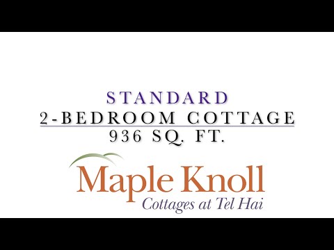 Maple Knoll Cottage Tour: Standard (936 Sq.  Ft.)