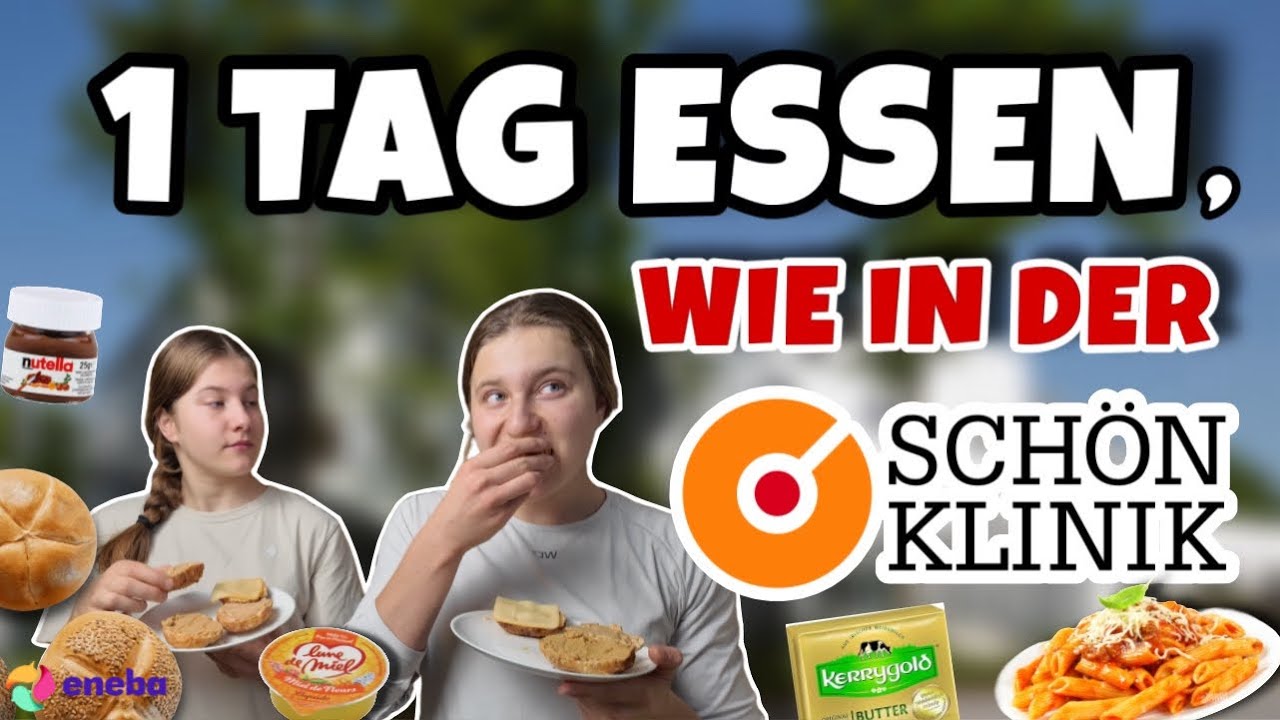 1 TAG LANG ESSEN WIE IN DER SCHÖNKLINIK🏥🙏🏻🧀🍝