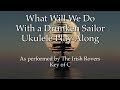 What Will We Do With a Drunken Sailor Ukulele Play Along