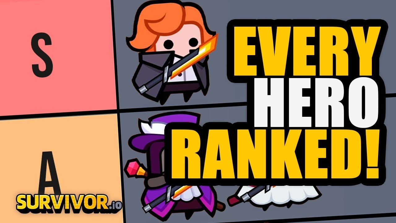 BEST & WORST Heroes in Survivor.io TIER LIST - EVERY SURVIVOR RANKED! 