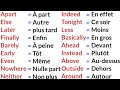 140+  Adverbes très utiles en Anglais ✪ 140+ very useful adverbs in English