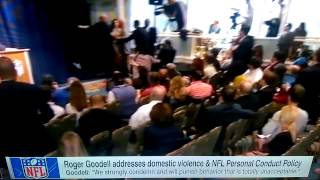 Roger Goodell "don't take me to an elevator "