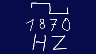 1870 hz square