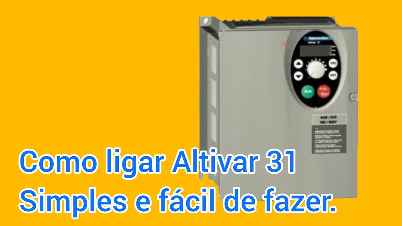 Como configurar o ALTIVAR 31. em modo remoto (Botoeira).