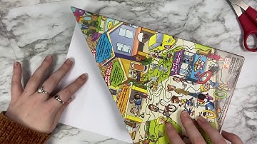 Cereal Box Book Holder