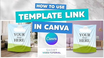 How to use Canva template link for Blanket mockup