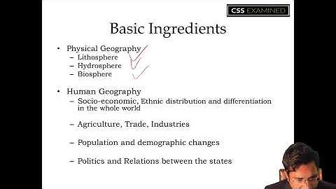 CSS Exam | CSS Geography | CSS Geography, Geo | Sir Muhammad Nadeem