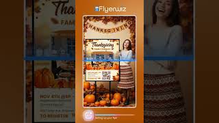 Create A Thanksgiving Flyer In Minutes Ai Flyer Maker App Flyerwiz