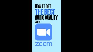 How to get the best audio quality out of Zoom screenshot 5