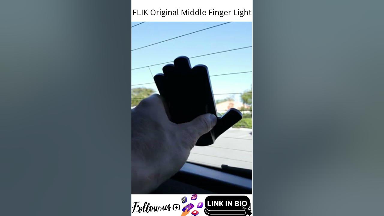 FLIK Original Middle Finger Light – Give The Bird & Wave to