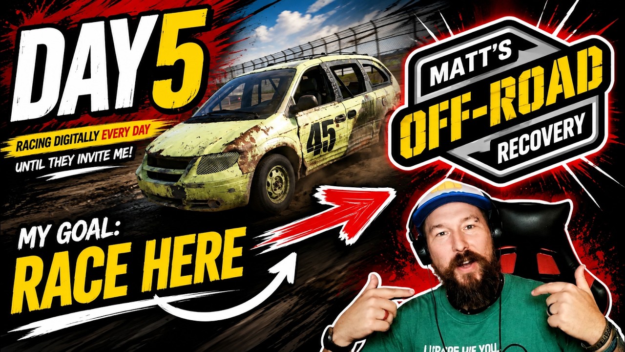Digitally racing every day until @MattsOffRoadRecovery invites ME! | Day 5