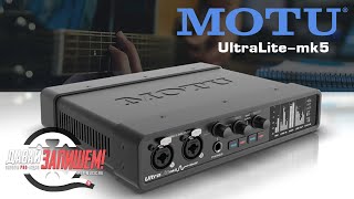 Звуковая карта MOTU UltraLite-mk5. Топовый уровень