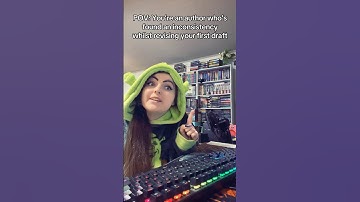 POV: you’re an author who’s found an inconsistency in their #firstdraft #authortube #authorsoftiktok