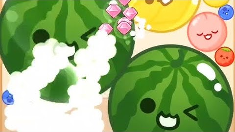 2 Watermelon Pop! Satisfying ASMR Fruit Drop Merge Melon Game #games #asmr #puzzlegame #mobilegame 