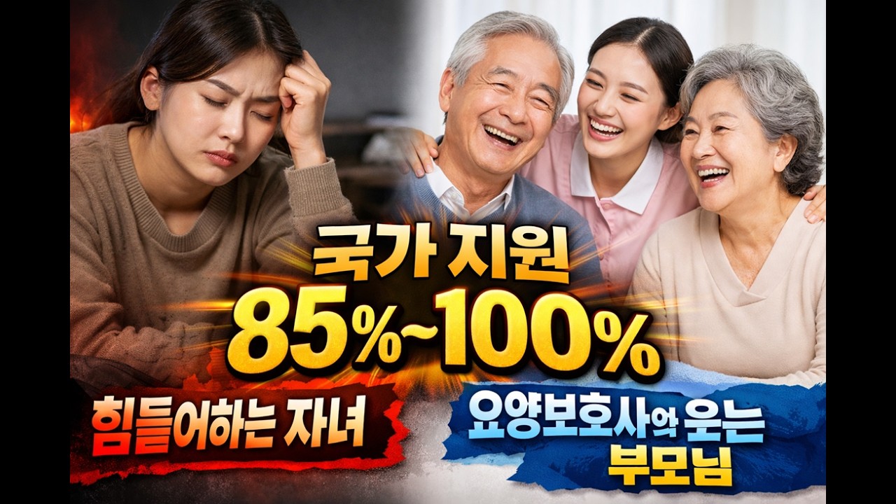거동이 불편한 부모님, 혼자 감당하기 힘드신가요? '노인장기요양보험'으로 도움받으세요!