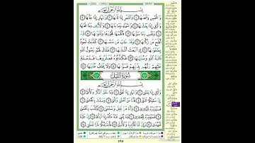 الصفحة ٥٩٥ من القرآن الكريم...القارئ د.بريك سعد بريك