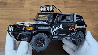 m*4様 TOYOTA FJ CRUISER 1:18 AUTOart Unboxing of Toyota FJ Cruiser 1:18 Diecast Model Car by AUTOart