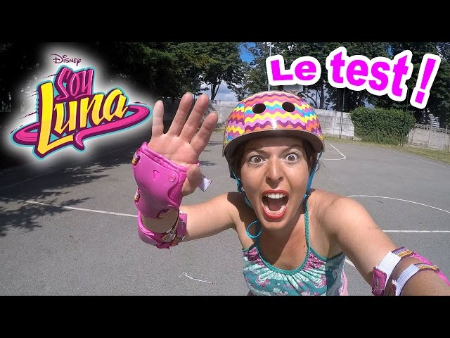 SOY LUNA Disney : On fait du Roller avec le casque et les