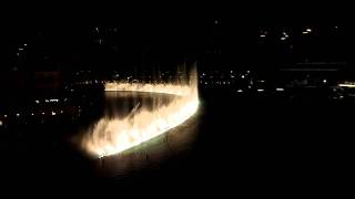 Dubai Mall Fountain - with Hindi movie music