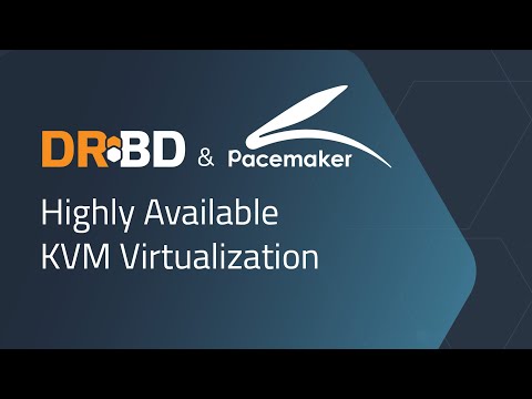 Highly Available KVM Virtualization Using DRBD & Pacemaker
