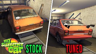[2023] SAVE GAME - STOCK AND TUNED SATSUMA WITH ALL CARS - My Summer Car Shots #35 | Radex