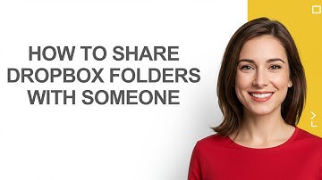 How to Share Dropbox Folders with Someone - AshleyHowTo