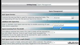 Spam Management: Akismet Setup