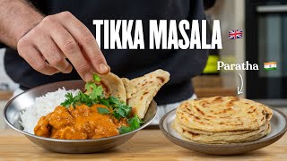 Ma recette de tikka masala & pain plat feuilleté indien (paratha)????????????