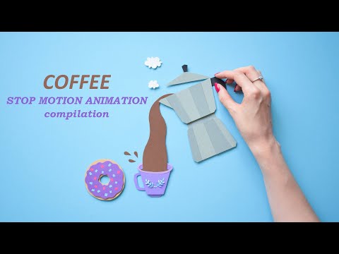 Stop Motion Animation Compilation | Coffee | Margaret Scrinkl