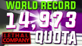 Current Official VANILLA World Record Quota in Lethal Company!
