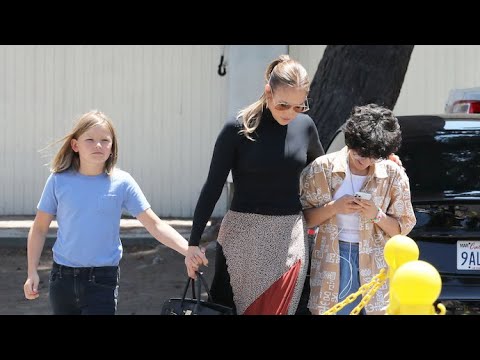 Jennifer Lopez Bonds With Ben Affleck And Jennifer Garner's Son Samuel