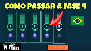 Como Passar a Fase 4 do PVE (Aniquilação) War Robots