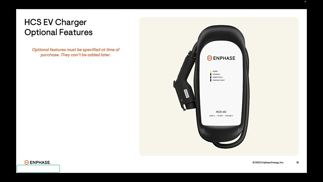 Enphase HCS-80 EV Charger | 64A, Level 2, 25' Cable | SES