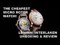 The Cheapest Micro Rotor Watch! - Lobinni Interlaken Unboxing & Review