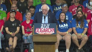 Bernie Sanders endorses Graham Platner, Troy Jackson at Portland rally