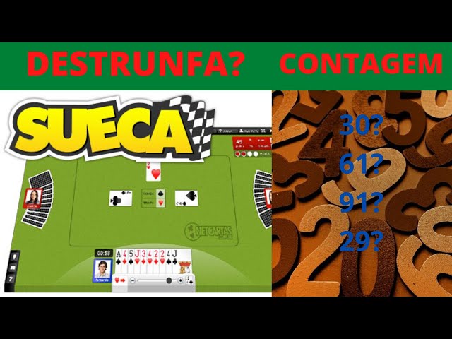 Como Jogar Sueca - Regras  MegaJogos - Jogos de Cartas