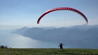 Bird's eye view of Lake Garda from Monte Baldo