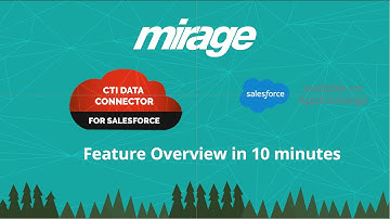 CTI Data Connector  for Salesforce - Feature Overview in 10 minutes