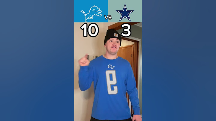 Lions vs Cowboys recap😳👀🏈 Full video on IG & TikTok✅ #nfl #cowboys #lions #football #skit