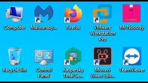 Show or Hide desktop icons | Windows 7