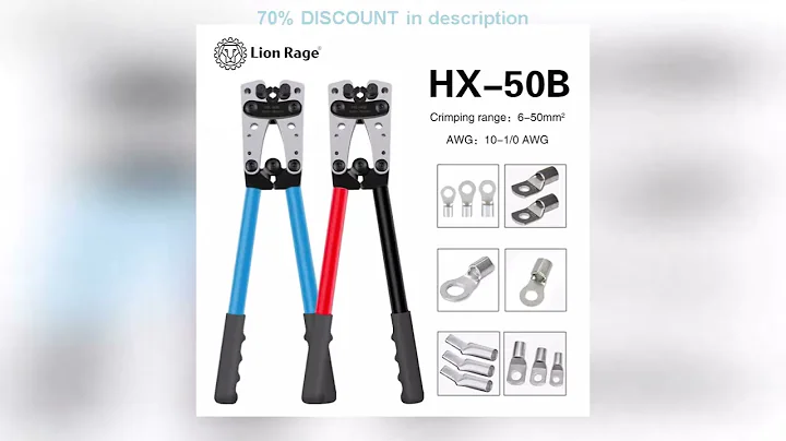 A must-have product! Crimping Pliers Tube Terminal Crimper Hex Crimp Tool Multitool Battery Cable