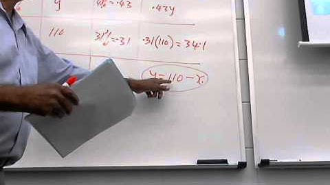 PROFESSOR HATRAM LACHMAN SHOWS STUDENTS HOW TO CREATE A MATHEMATICAL MODEL AND SOLVE PROBLEM