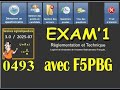 Cours 0493 à la licence radioamateur avec Exam1 - Mercredi 17 septembre 2025 - 16h30