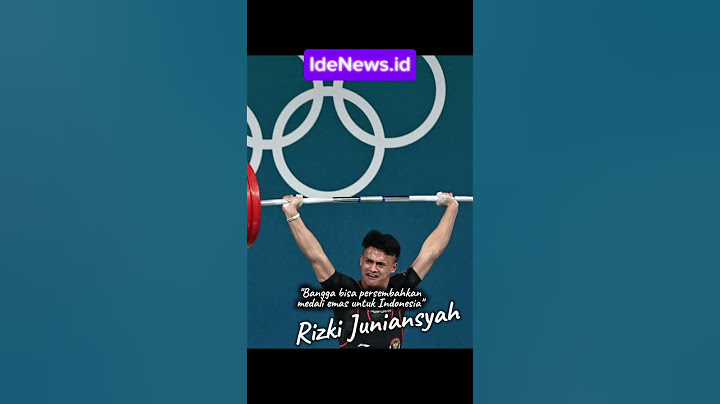 Rizki Juniansyah Sumbang Emas  Ke 2 Indonesia Olimpiade Paris 2024 #shorts #news #idenews