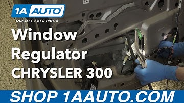 How to Replace Front Window Regulator 05-10 Chrysler 300
