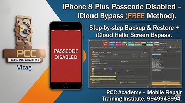 📱 iPhone 8 Plus Passcode Disabled – iCloud Bypass (FREE Method)
