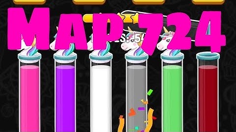 color water sort 3D level 724